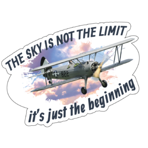 The Sky is Not the Limit Sticker